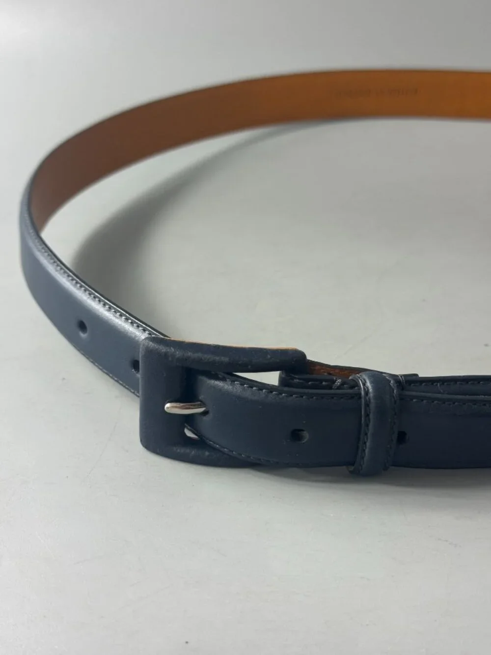 Lauren Ralph Lauren Navy Blue Leather belt, Size XL